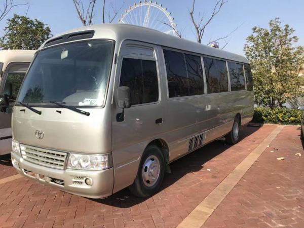 China 2010 Toyota Used Coaster Bus 30 Seats Diesel Engine LHD 71500 Km Mileage supplier