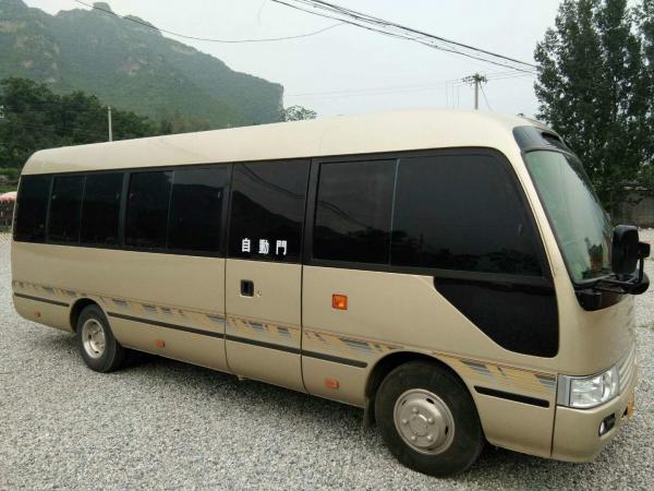 China 2010 Used Toyota Coaster Bus 23 Seats / Used Diesel Buses Automatic Door supplier
