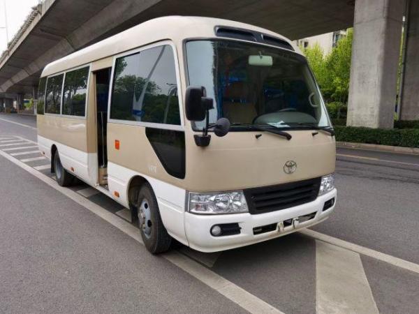 China 2010 Year 20 Seats Used Coaster Bus ,Used Mini Bus Toyota Coaster Bus With 2TR Gasoline Engine In Good Condition supplier