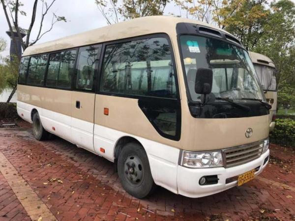China 2010 Year Toyota Coaster Used Bus 23 Seats 15B Diesel Engine 2585mm Bus Height supplier