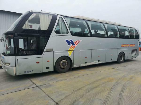 China 2013 Year 50 Seat Used Coach Bus Youngman Brand Double Auto Door With Great Airbag supplier