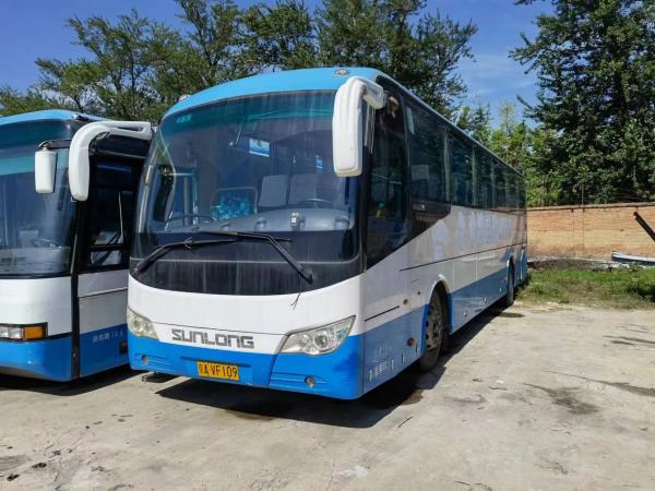 China 2013 Year 55 Seats Used Sunlong Bus SLK6122 Coach Bus LHD Steering In Good Condition supplier