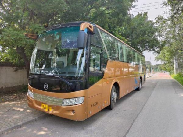 China 2014 Year 53 Seats Used Golden Dragon Bus Used Passenger Coach Bus XML6127 Left Hand Steering supplier