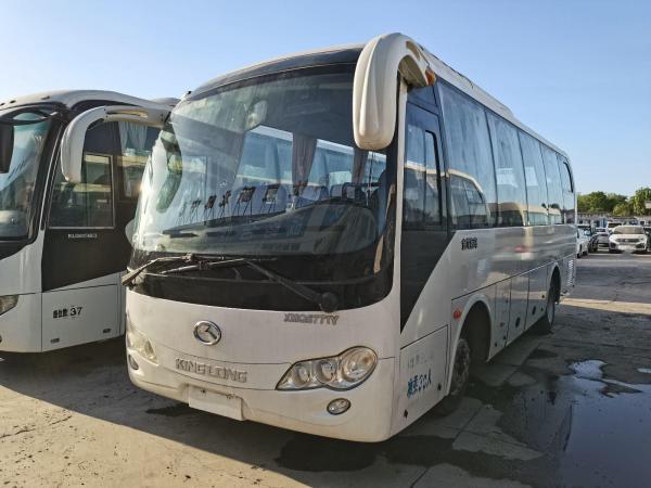 China 2016 Year Kinglong Brand 30-39 Seats XMQ6771 Used Shuttle City Passager Coach Bus For Sale supplier