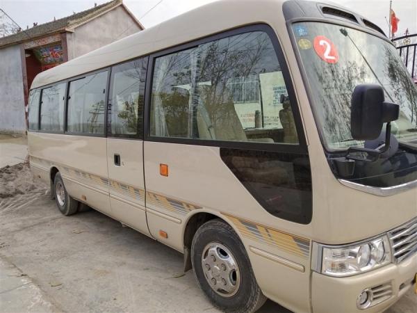 China 2017 Diesel Used TOYATO Second Hand Coaster Buses Right Hand 23 Seats Mini Bus supplier