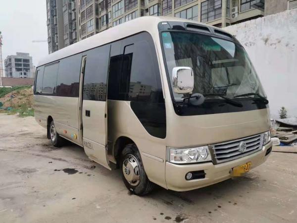 China 2019 Year 28 Seats XML6729J15 Used Golden Dragon Coaster Bus , Used Mini Bus Coaster Bus With Hino Engine For Business supplier
