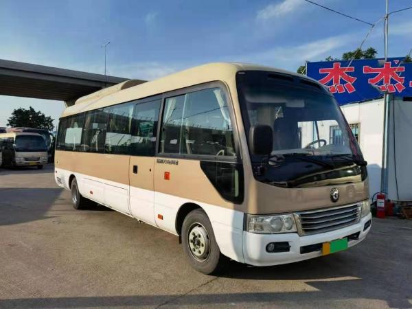 China 22 Seats 2019 Year Used Coaster Bus Used Mini Bus Electric Engine Left Hand Steering supplier
