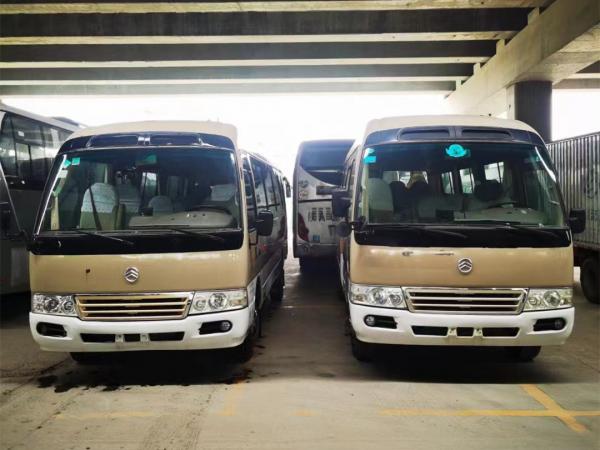China 22seats Golden Dragon Used Coaster Bus Mini Coach Yuchai 90kw 2015-2017 Diesel Engine supplier