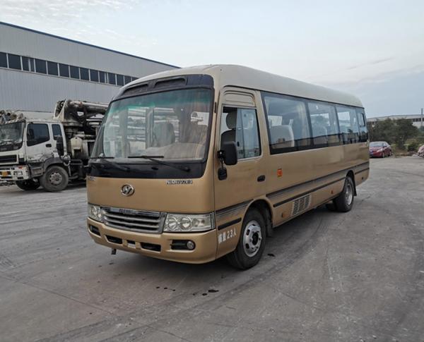 China 23 Seats 2014 Year Used Higer Coaster Mini Bus KLQ6702E4 With Engine Left Hand Steering supplier