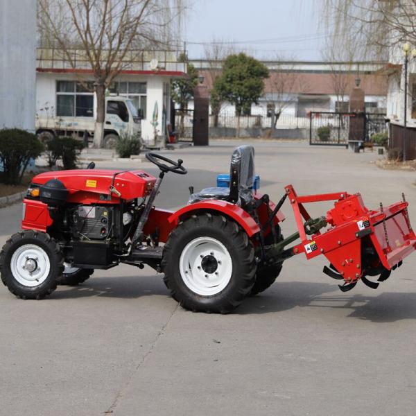 China 25HP Used Agriculture Machinery Small Farm Tractor With Rotary Tiller And Corn Seeder supplier