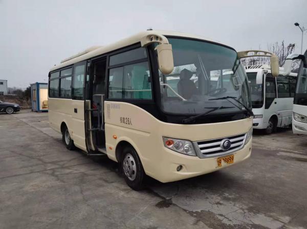 China 26 Seats Passenger Bus Yutong Second Hand Mini Bus Sightseeing Bus 3020mm high supplier