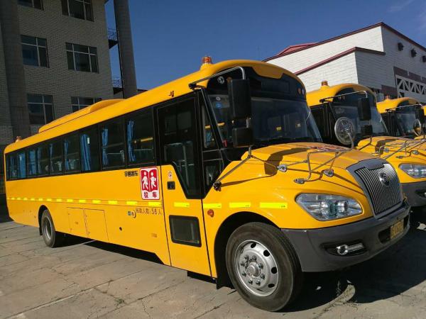 China 276 Kw 56 Seats Used School Bus 2017 Year 22L/100km Fuel Consumption supplier