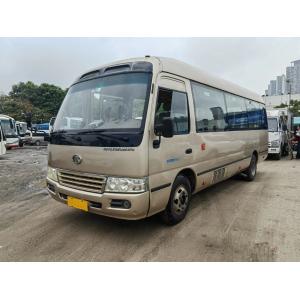 China 2nd Hand Mini Bus 15 Seats External Swinging Door Champagne Color 7 Meters Ankai HFF6701 Tour Bus supplier