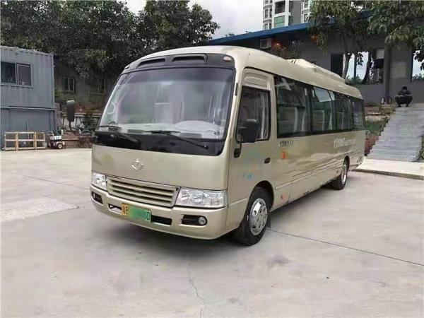 China 31 Seats 2016 Year Used Feiyan Coaster Bus Used Mini Bus Coaster Bus With Electric Engine Left Hand Steering supplier