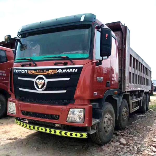 China 375HP China 6X4 8X4 FOTON AUMAN Dump Truck Used 50 Ton LHD RHD Price supplier