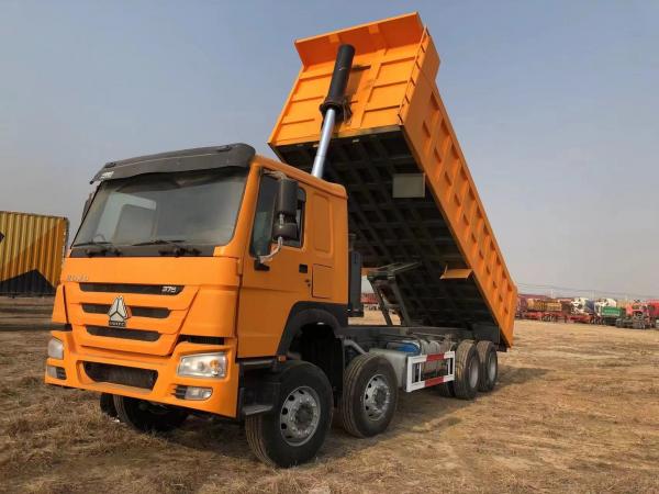 China 375hp Used Sino Dump Truck HOWO 8*4 6*4 Second Hnad Drive supplier