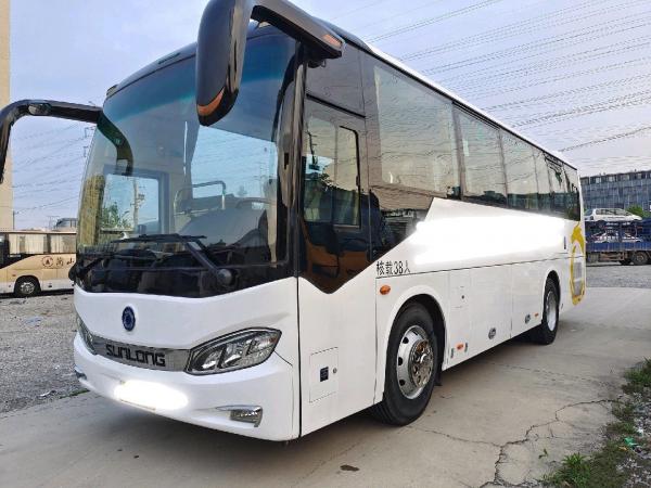 China 38Seats New Tour Bus Sunlong Brand SLK6903 Airbag Chassis 2020 Euro6 New Coach Bus Low Kilometer Yuchai Rear Engine supplier