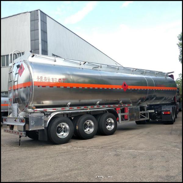 China 3 Axles 45000 Liters Fuel Transport Tanker Oil Tank Petrol Truck Trailer supplier