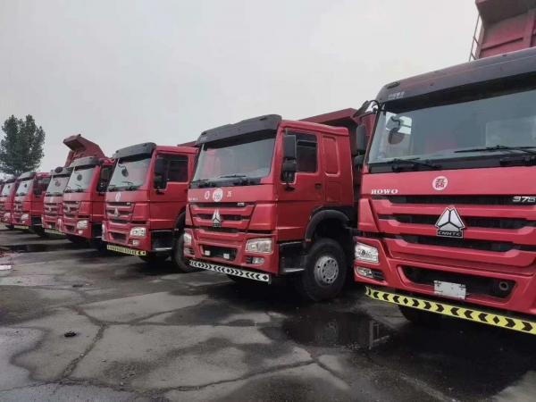 China 400L 6 Cylinders Howo Diesel 375HP Used Dump Truck supplier
