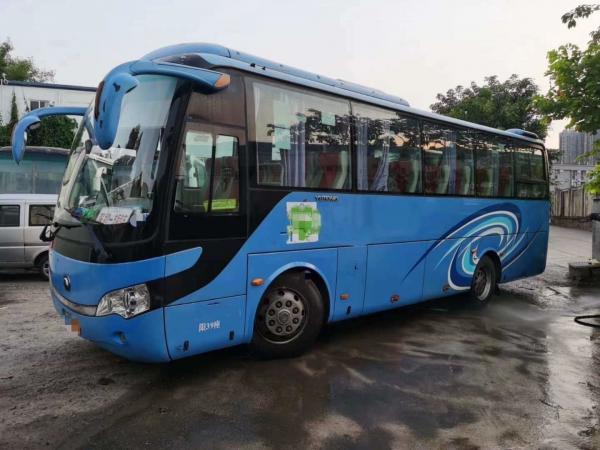 China 4250mm Wheelbase 162kw 39 Seats Second Hand Buses Used Coach Bus Yutong Buses for Sales supplier