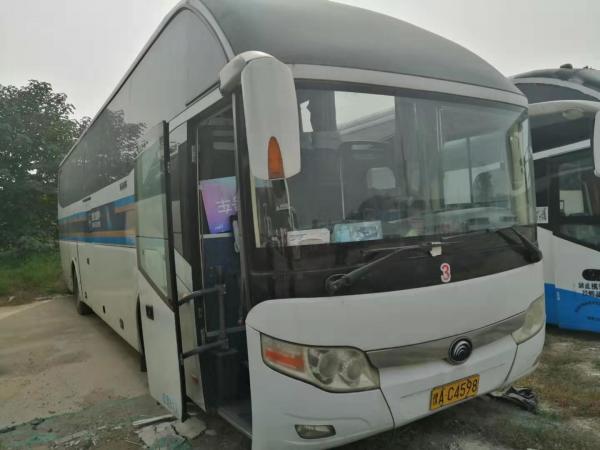 China 51 Seats Two Doors Used Passenger Bus LHD / RHD Zk6127 Model Yutong Bus 2010 Year supplier