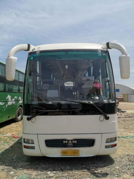 China 51 Seats Used Yutong City Service Bus Man Series Diesel Left Side Steering Coach Flat White Color supplier
