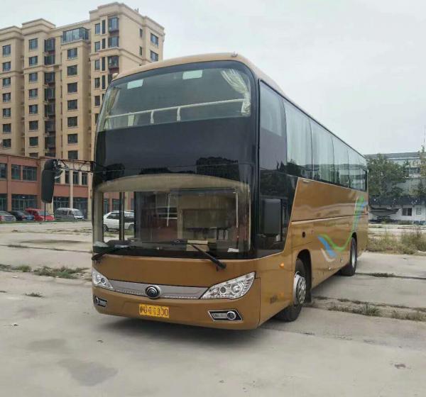 China 54 Seat Used Rv Bus 2014 Year Made 199 Kw Rated Power A Layer And Half Steel Plate supplier