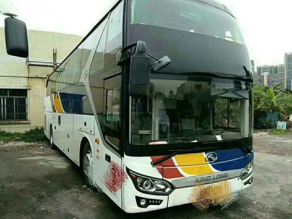 China 55 Seat Used Coach Bus Excellent Condition With Airbag Wechai 336 Engine supplier