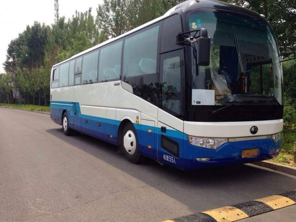China 55 Seats Yutong Used Luxury Coaches Euro 4 Emission Standard 100 Km/H Max Speed supplier