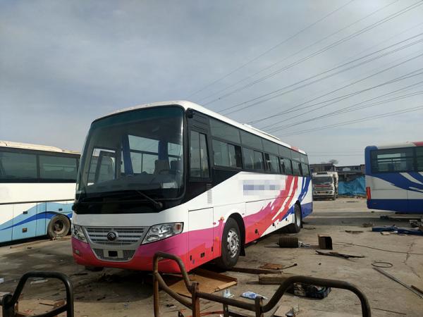 China 57 Seats 2014 Year Used Yutong Bus ZK6112D Diesel Engine LHD Driver Steering No Accident supplier