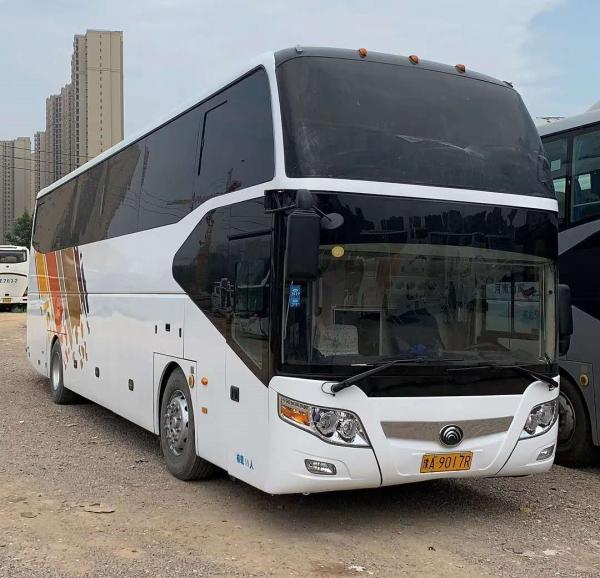 China 59 Seats Diesel Used Yutong Buses Max Speed 100km/H White 2014 Year ZK6127 supplier