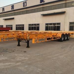 China 6850*2500*1400 Mm Second Hand Small Trailers , Used Semi Trailers YORK Brand supplier