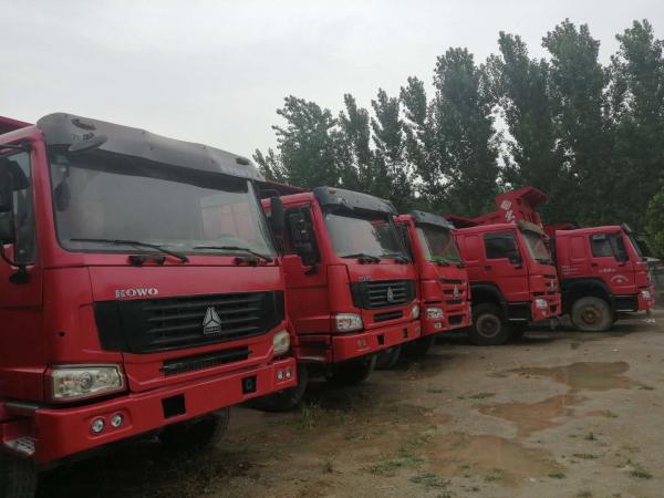 China 6*4 EURO III 1000Nm Used Dump Truck Diesel 375hp Left Hand Drive supplier