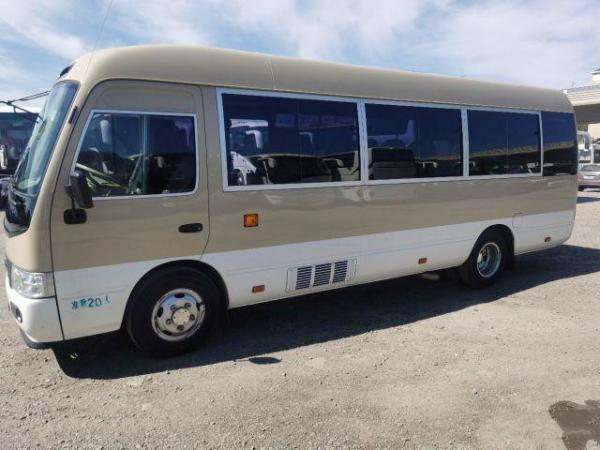 China 92L Year 2017 20 Seats Gasoline Used Toyota Coaster Bus supplier