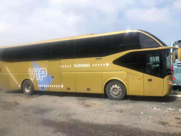 China Bus Coach Used Yutong Vehicle 53 Seats Left Rudder Diesel Coach ZK6127 Cheap Price Bus With AC For Sales supplier