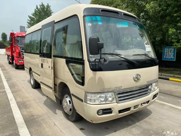 China Diesel 19 Seat 2016 Year Kinglong 85kw Used Coach Bus Coaster supplier
