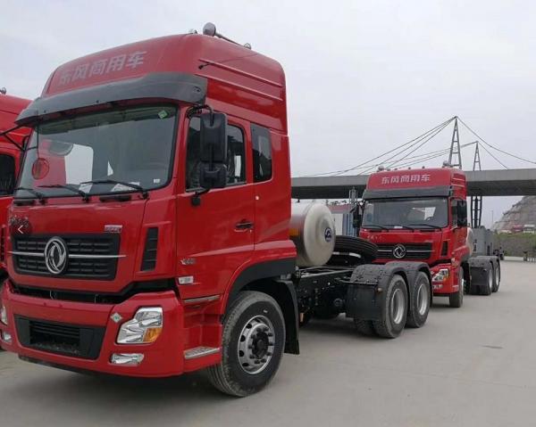 China Dongfeng Used Truck Trailers , Used Tractor Units 7560×2500×3030mm 6×4 Drive Mode supplier