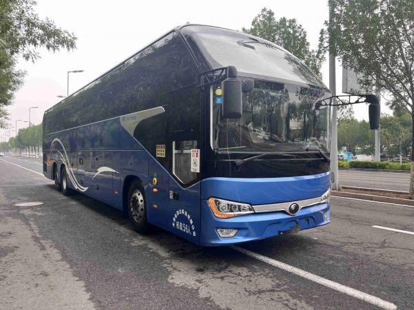 China Double Decker Bus Sightseeing Yutong ZK6148 Rear Engine Coach 56 Seat Leftt Hand Driver supplier