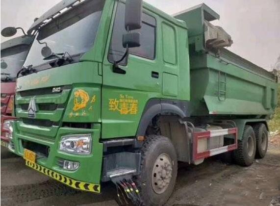 China Euro IV 340HP Motor Used Dump Truck with 6×4 drive for sale supplier