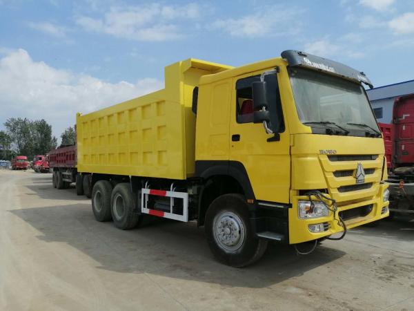 China Front Lifting 6*4 Tipper 380HP RHD Second Hand Dump Truck supplier