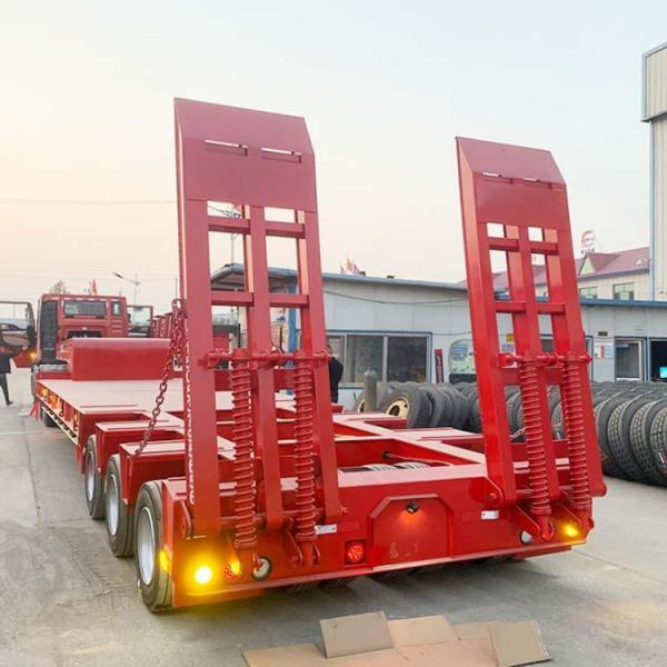 China Heavy Equipment Trailer 3 Alex 4 Alex 40Ton 60 80 Ton Construction Machine Transport supplier
