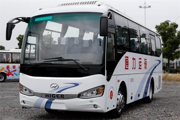 China Higer 35 Seat Used Mini Bus , Used Diesel Coaches 100 Km/H Speed Wheelbase 4250mm supplier