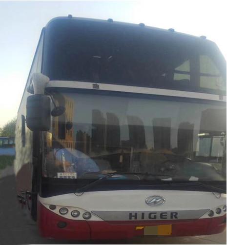 China Higer 51 Seats Used Tour Bus International Standard Emission Euro III supplier