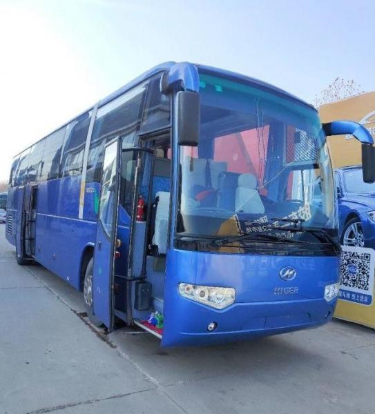 China Higer KLQ6129 53 Seats Rear Engine Used Coach Bus Double Doors Steel Chiassis supplier