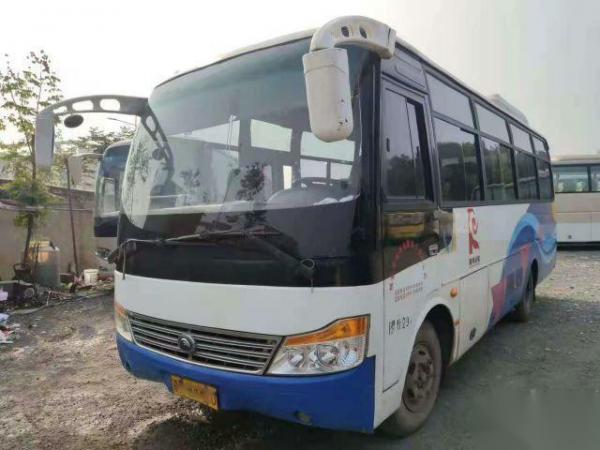 China ISO Yutong ZK6752D 29 Seats LHD Used Passenger Bus Steel Chassis Single Doors supplier