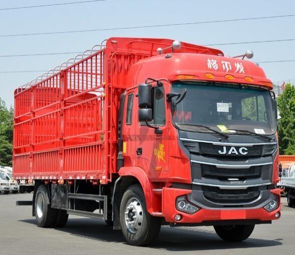 China JAC Geerfa A5L Median Brown 220 Horsepower 4X2 6.8M Warehouse Gate Dump Truck supplier