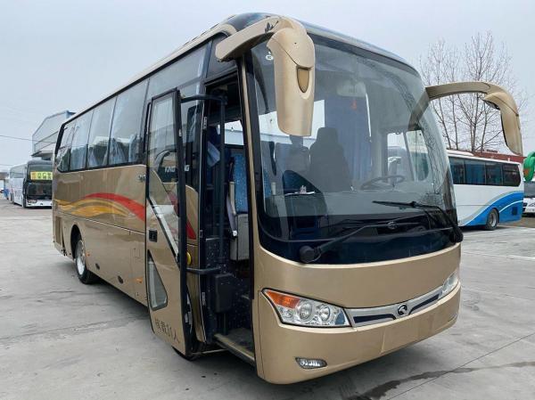 China Kinglong Tour Bus XMQ6802 Luxury Used Bus 31 Seats Yuchai Engine supplier