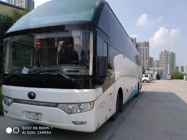 China Large Compartment 50 Seats Used Yutong Buses Double Door 12000mm Bus Length supplier