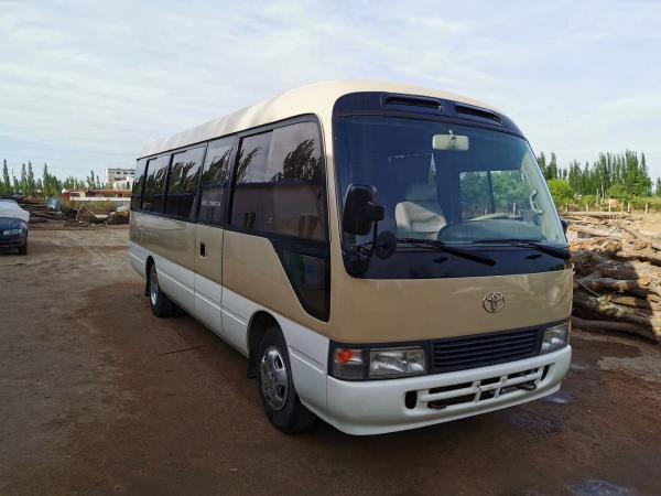 China Left Hand Drive LHD Used Coaster Bus Used Mini Bus 23 Seats 10 Year Euro 3 supplier