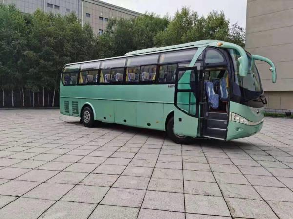 China LHD Rear Engine Steel Chassis Used Passenger Bus 47 Seats ZK6100 supplier